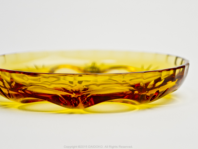 アデリア60ルックシリーズ小皿アンバー