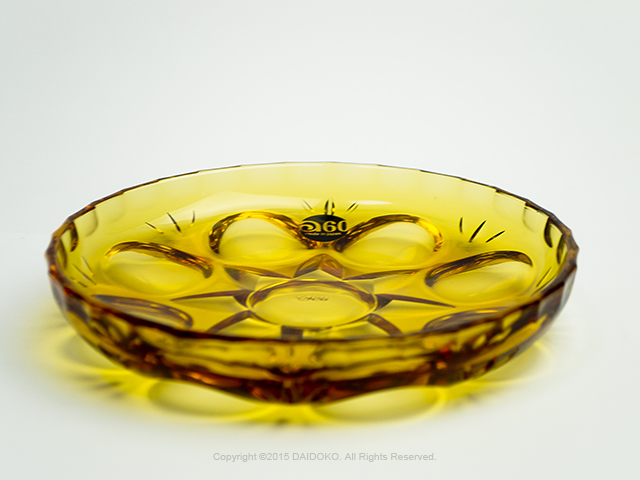 アデリア60 Luc/ルック 小皿 (アンバー)