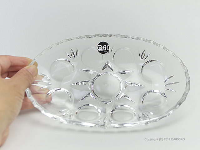 アデリア60 Luc/ルック 小判皿 クリア