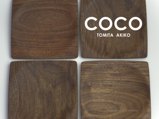 工房cocoの木製プレートSサイズ