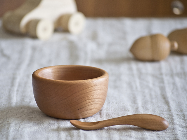 木工作家の木下直樹の子供食器