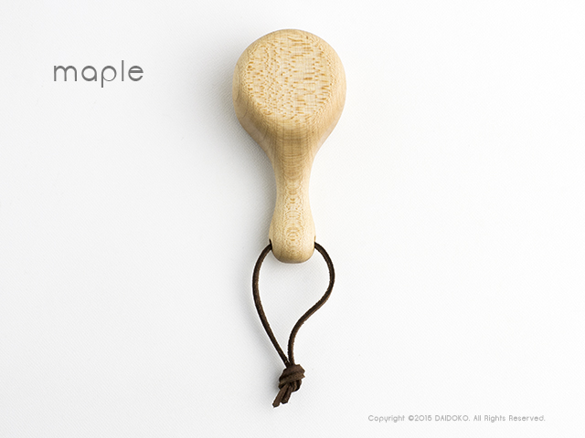 作家が作った木のコーヒーメジャーハンドル