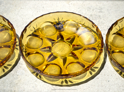 アデリア60ルック小皿アンバー