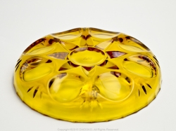 アデリア60ルック小皿アンバー