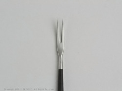 cutipol(キュティポール)カトラリーのＧＯＡ/ブラックシルバーシリーズのフルーツフォーク