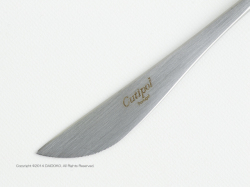 cutipol(キュティポール)カトラリーのＧＯＡ/ブラックシルバーシリーズのデザートナイフ
