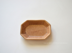 taro-cobo(タロウ工房)  竹之内太郎の器（陶器）八角っリム皿シリーズ