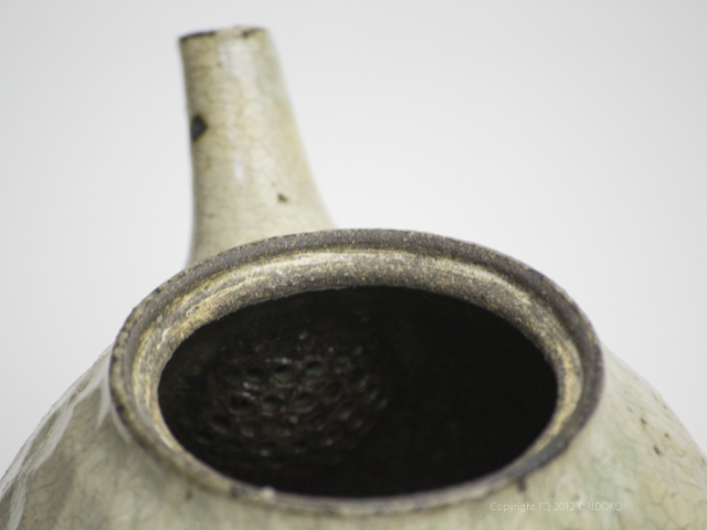工房火々/薮本寛之】ティーポット 鱗（ウロコ）黄粉引 陶器