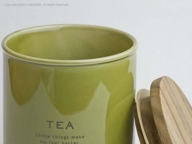 キャニスター（コーヒーorティー） 日本製 磁器