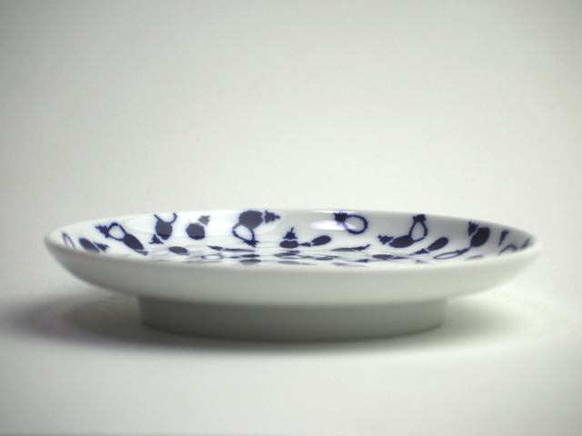 銘々皿（唐辛子・茄子）NIKKO/ニッコー 小紋あそび