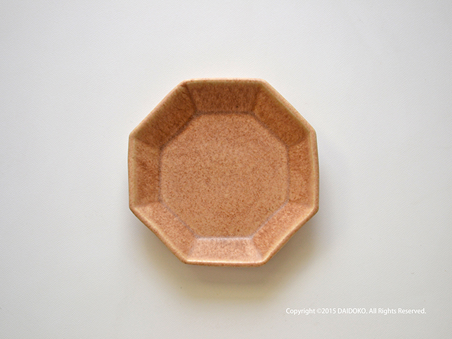 taro-cobo】 竹之内太郎 八角リム皿（小） 益子焼