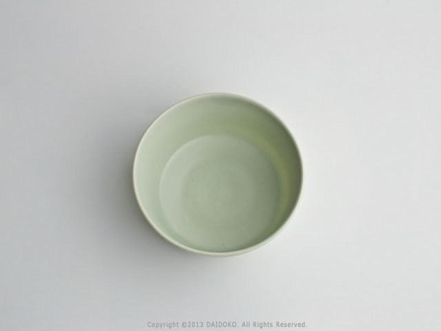 taro-cobo】太郎工房/竹之内太郎 グリーンシリーズ 平鉢φ13.0cm 益子焼